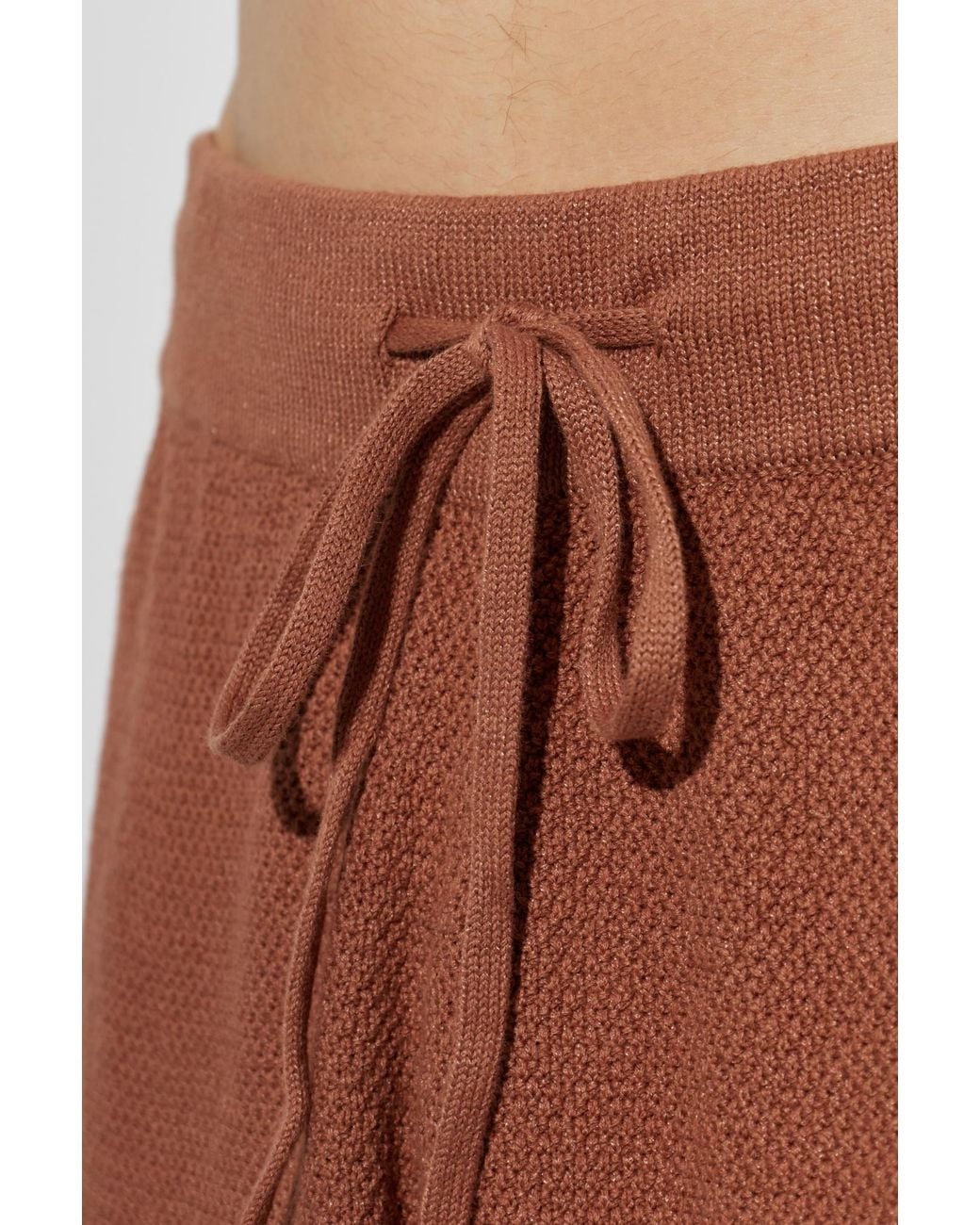 Palm Angels Brown Drawstring Shorts for men