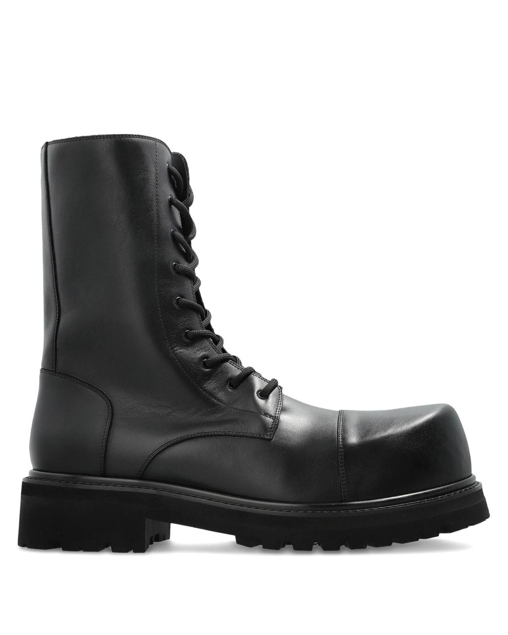 Vetements Black Stomp Combat Boot for men
