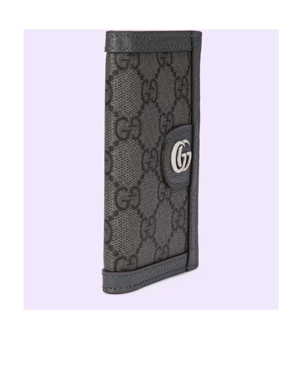Gucci Black Ophidia Monogram Cardholder for men