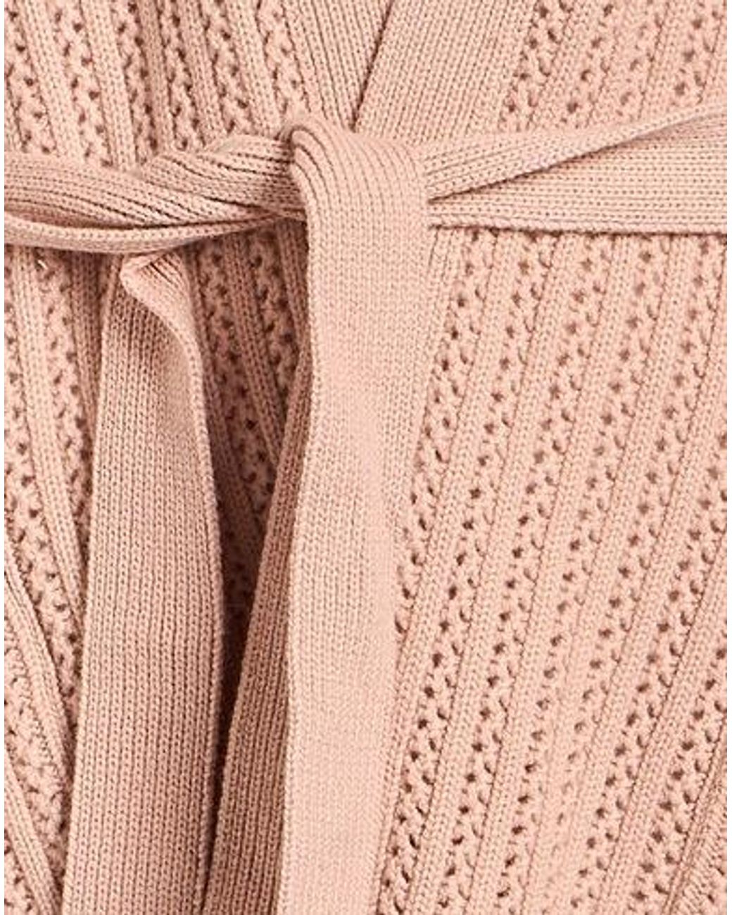 Max Mara Pink Simple Knitted Jacket
