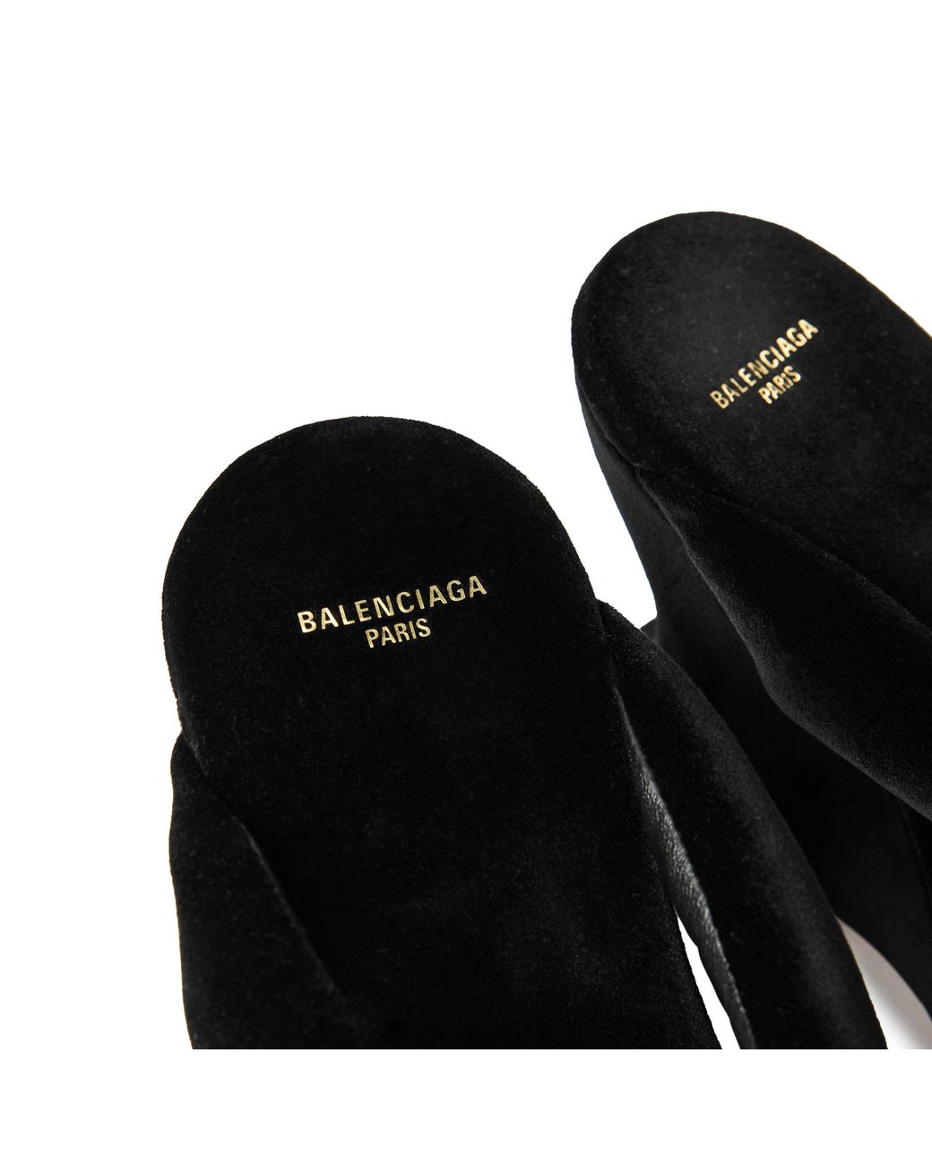 Balenciaga Black Thong Flip-Flop Sandals