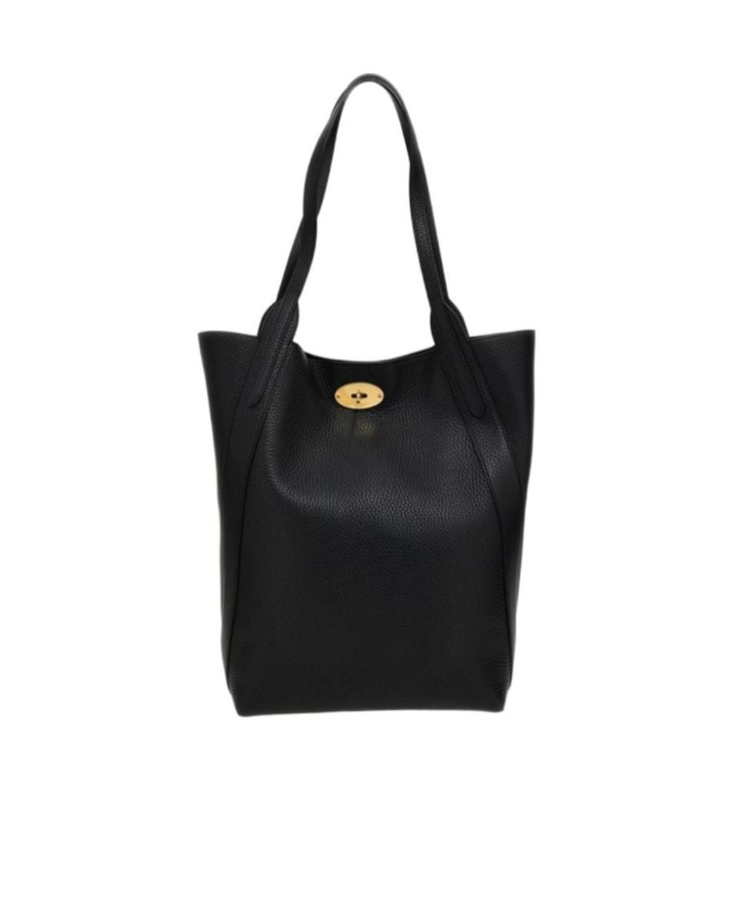 Mulberry Black Bayswater Twist-Lock Tote Bag