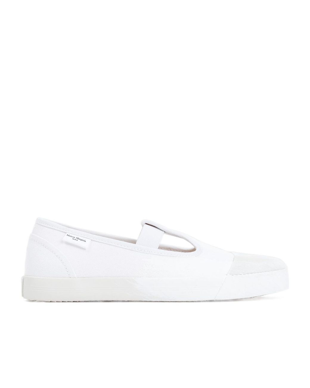 Maison Margiela White On The Deck Tabi Mary Jane Bianchetto