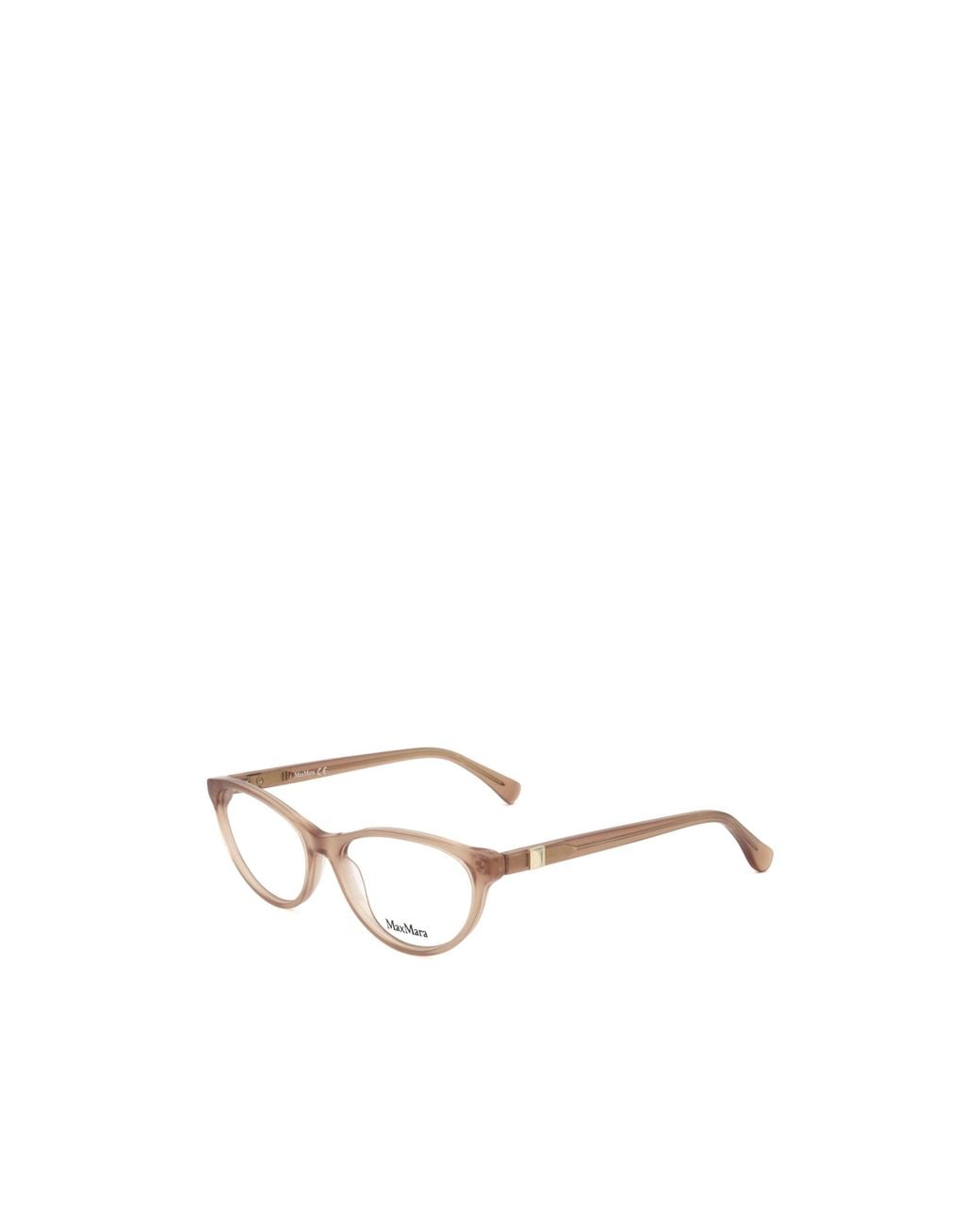 Max Mara Natural Wayfarer Frame Glasses