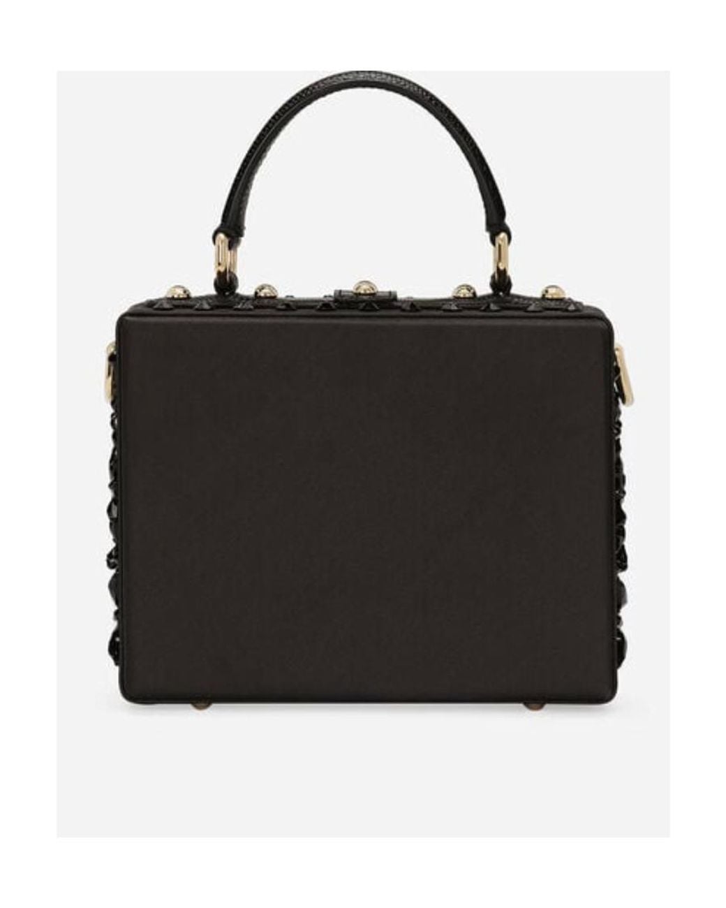 Dolce & Gabbana Black Dolce Box Handbag