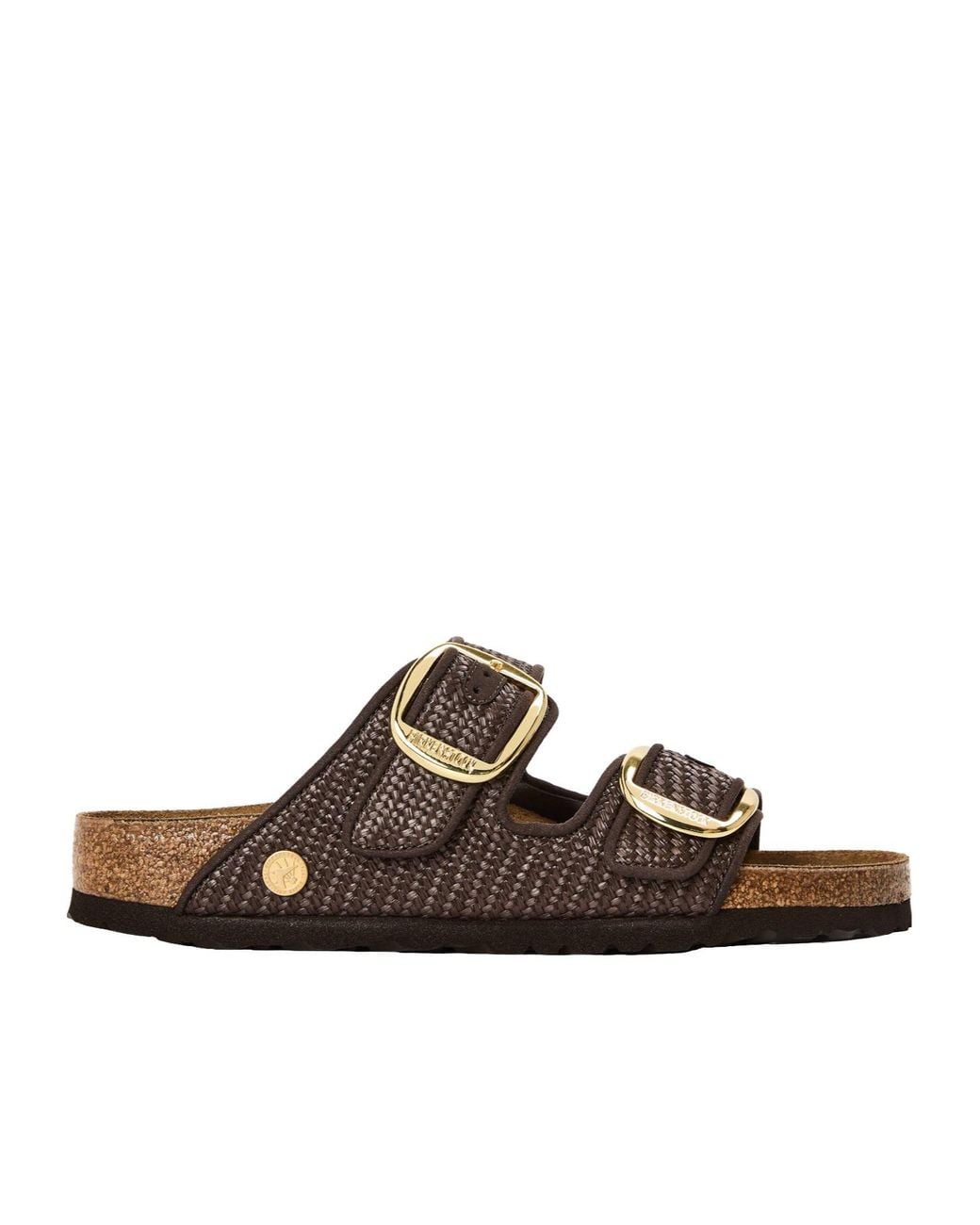 Birkenstock Brown Big Buckle Strap Sandals