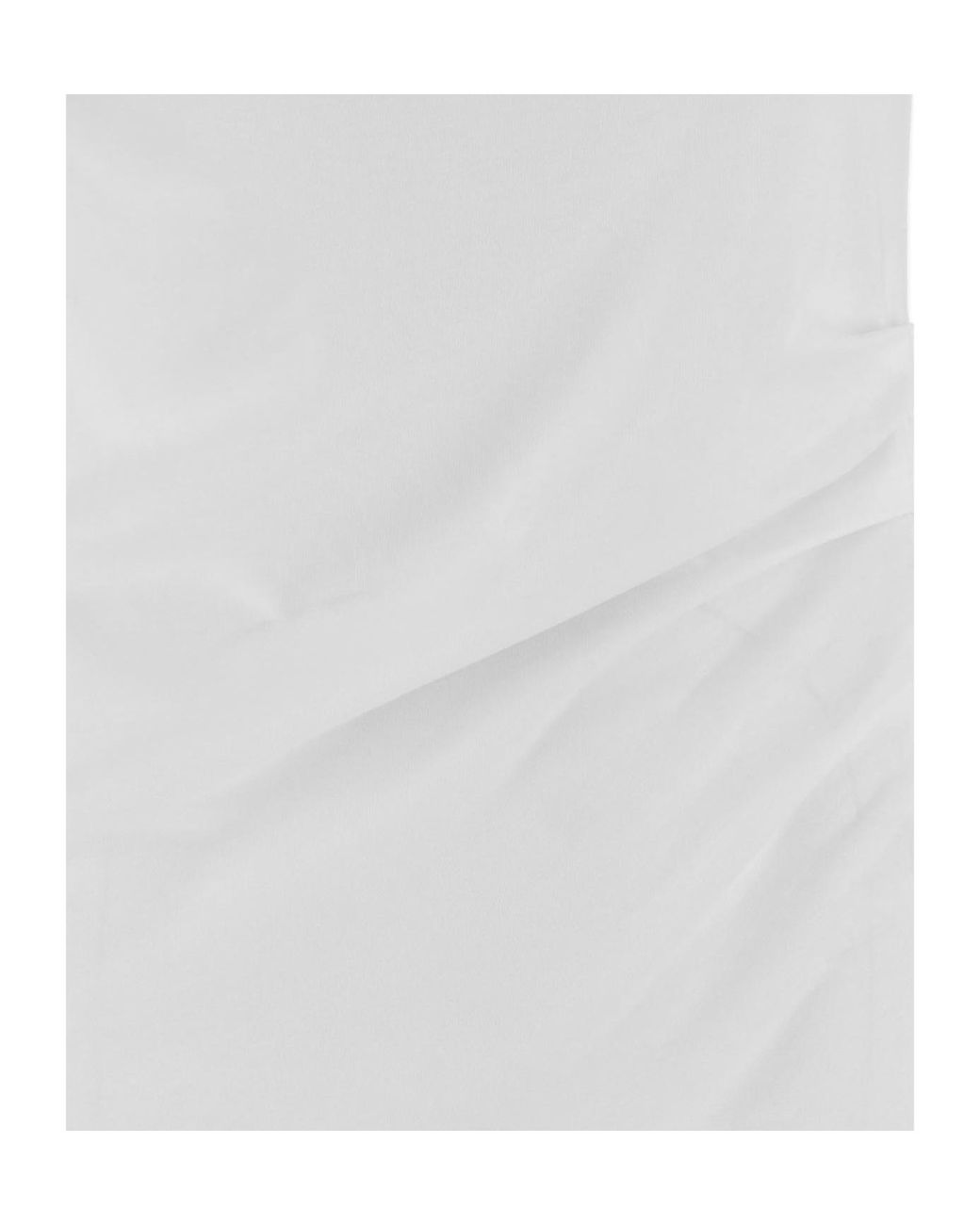 Dries Van Noten White Off-Shoulder Jersey Top
