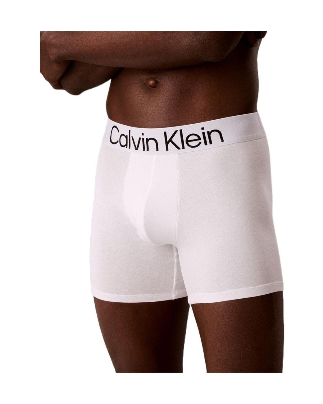 Calvin Klein Brown Solid Color Single Boxer for men