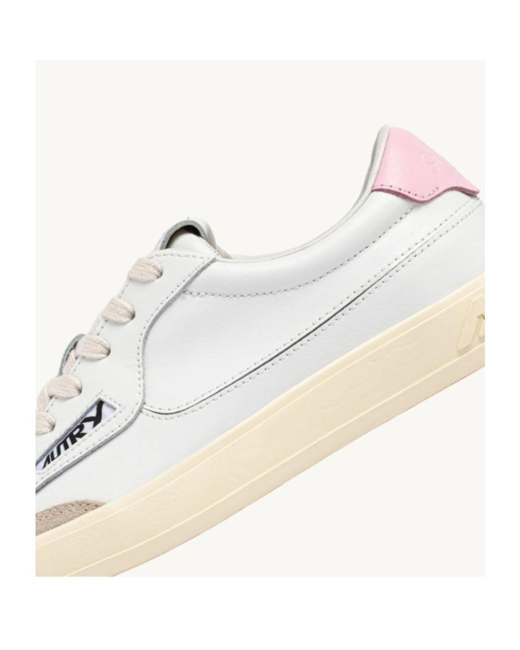 Autry White Windscape Low Leather And Fairy Tale Sneakers