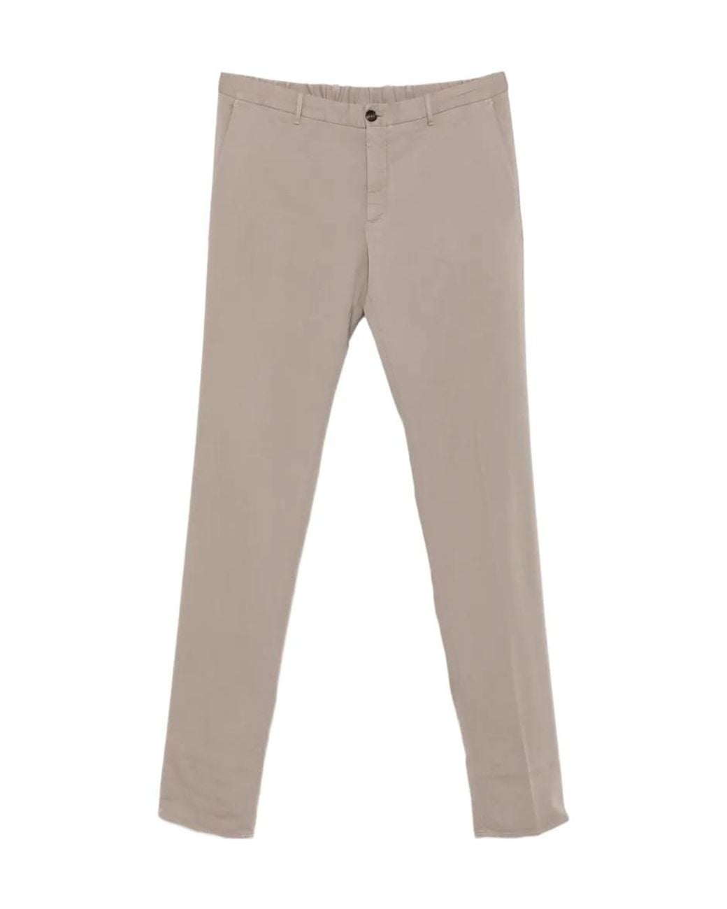Incotex Gray Belt-Loop Pocket Trousers for men