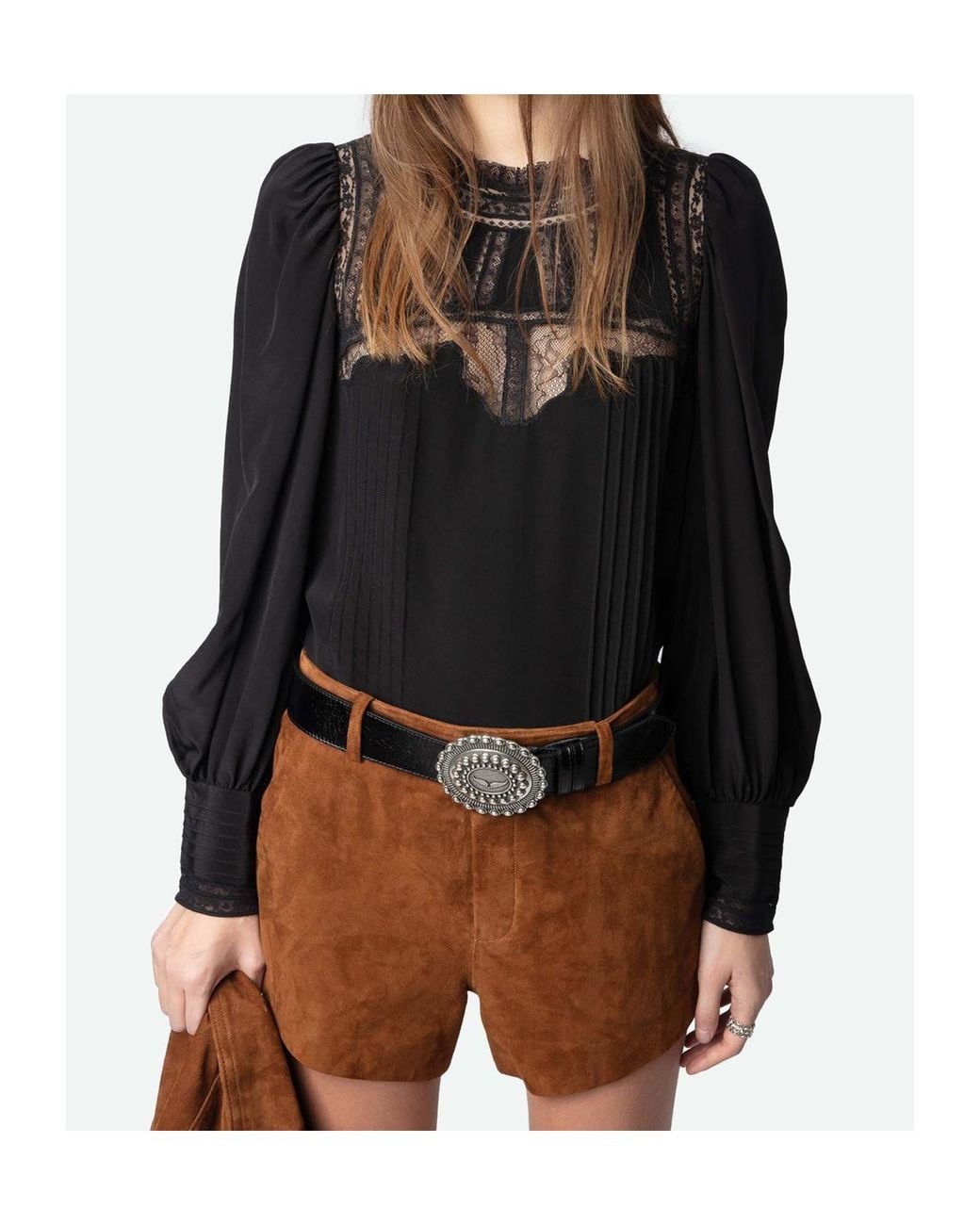 Zadig & Voltaire Black Long Sleeve Top