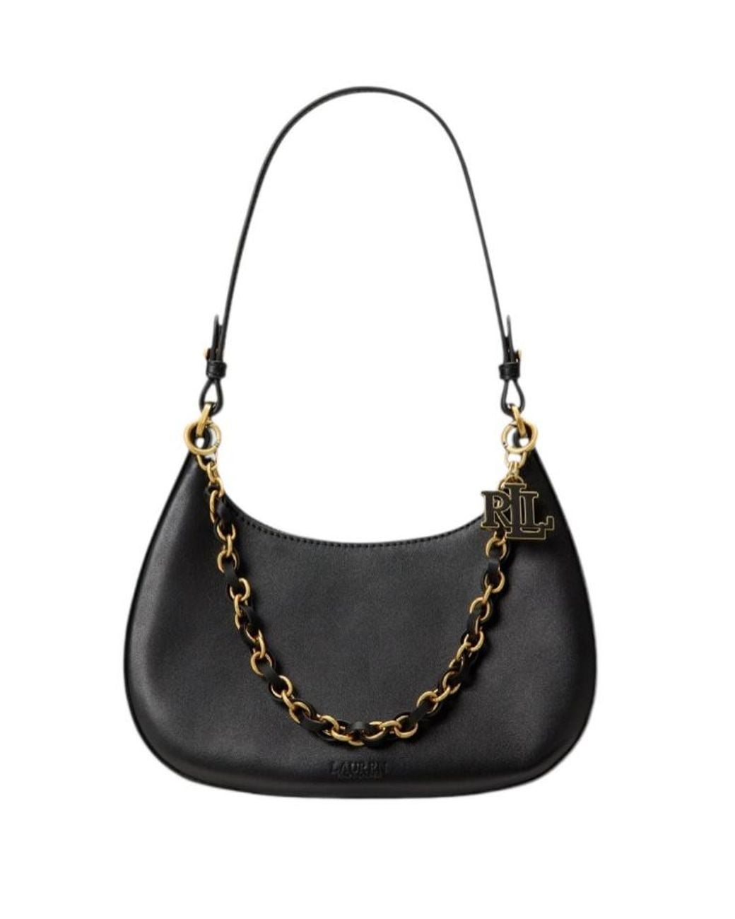 Ralph Lauren Black Marcy Shoulder Bag