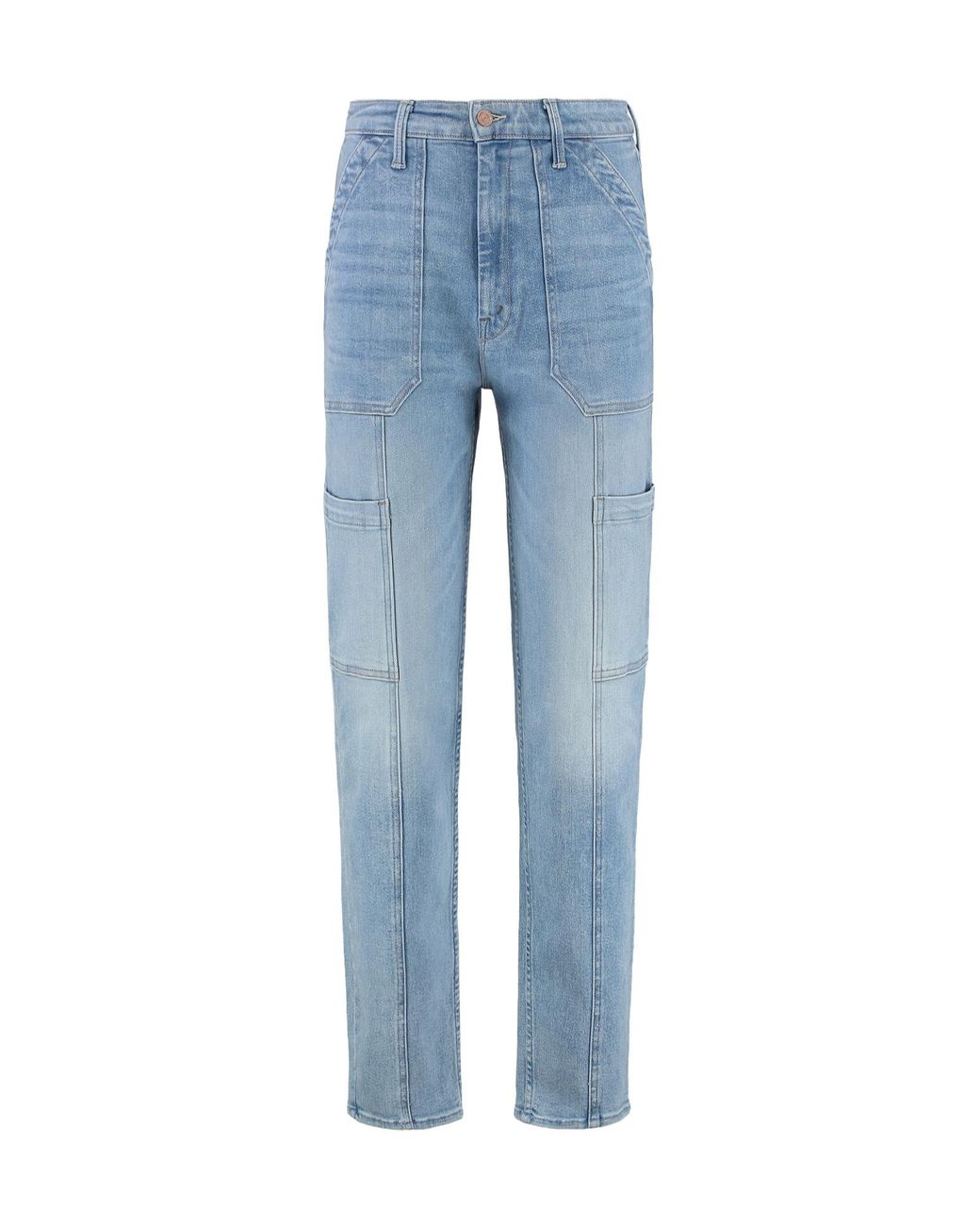 Mother Blue The Private Dbl Skinny Jeans