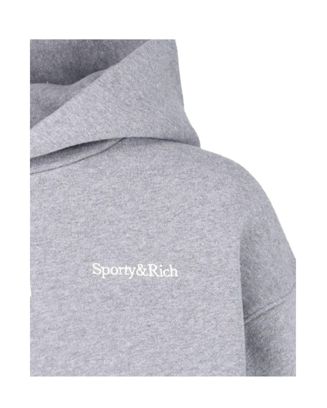 Sporty & Rich Gray Long-Sleeve Sweatshirt