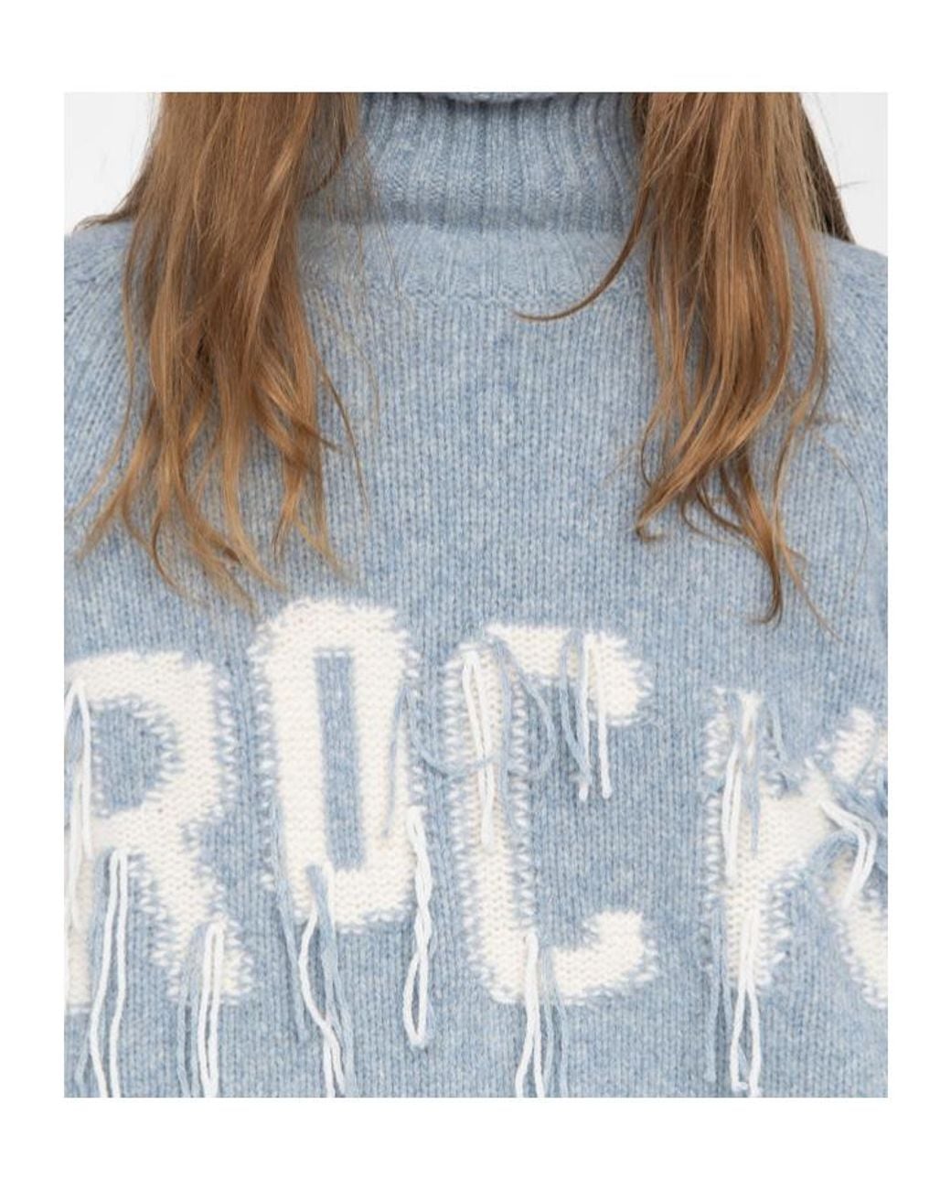 Zadig & Voltaire Blue Mora We Love High-Neck Jumper