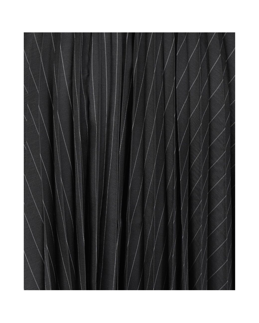 Sacai Black Striped Skirt