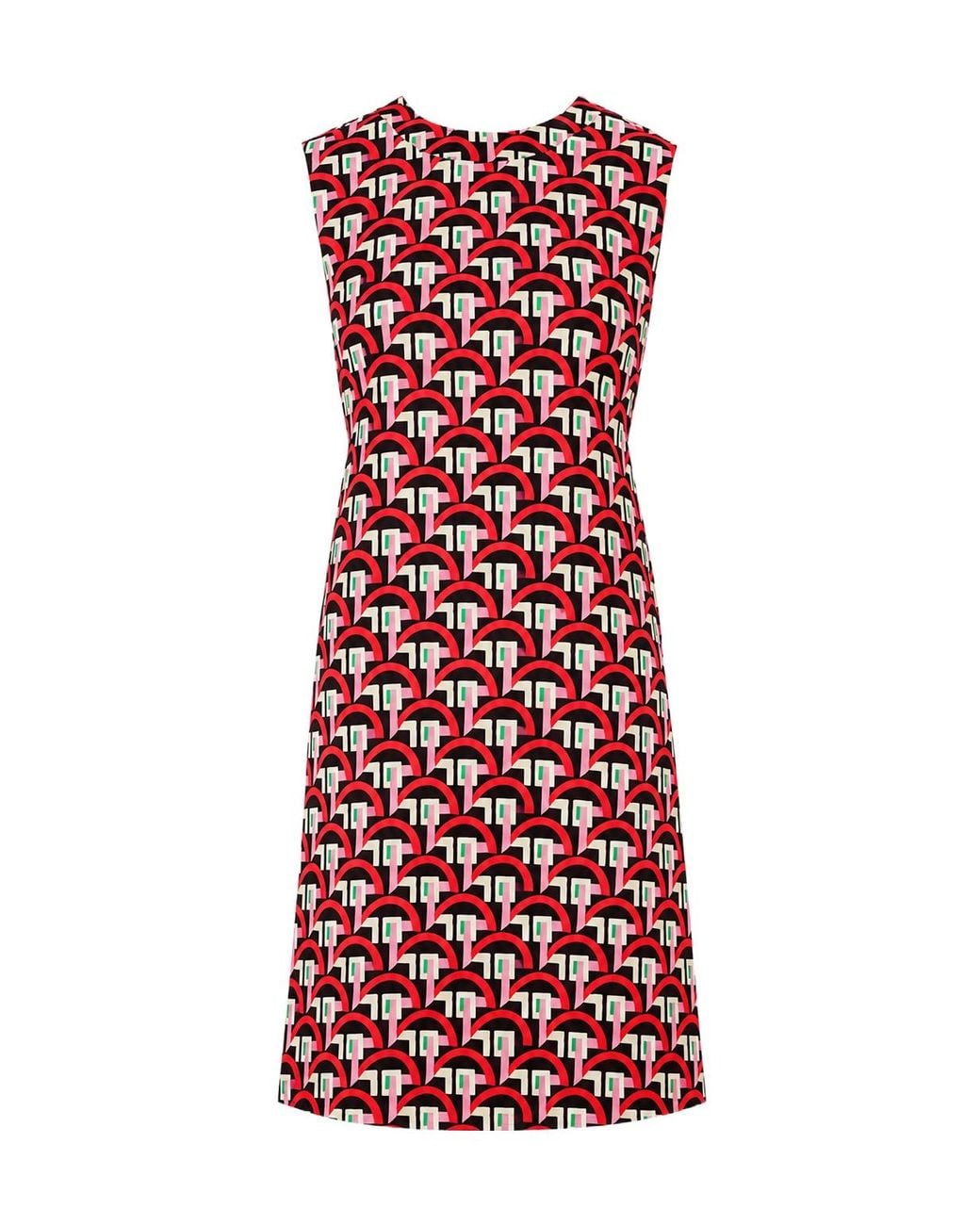 Laura Urbinati Red Sleveless Mini Dress