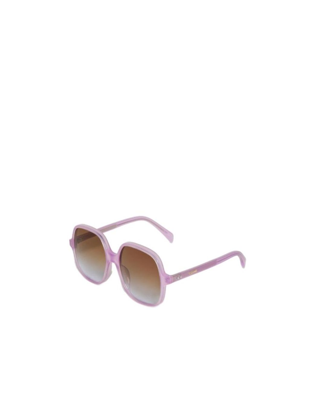 Céline White Oversized S244 Sunglasses