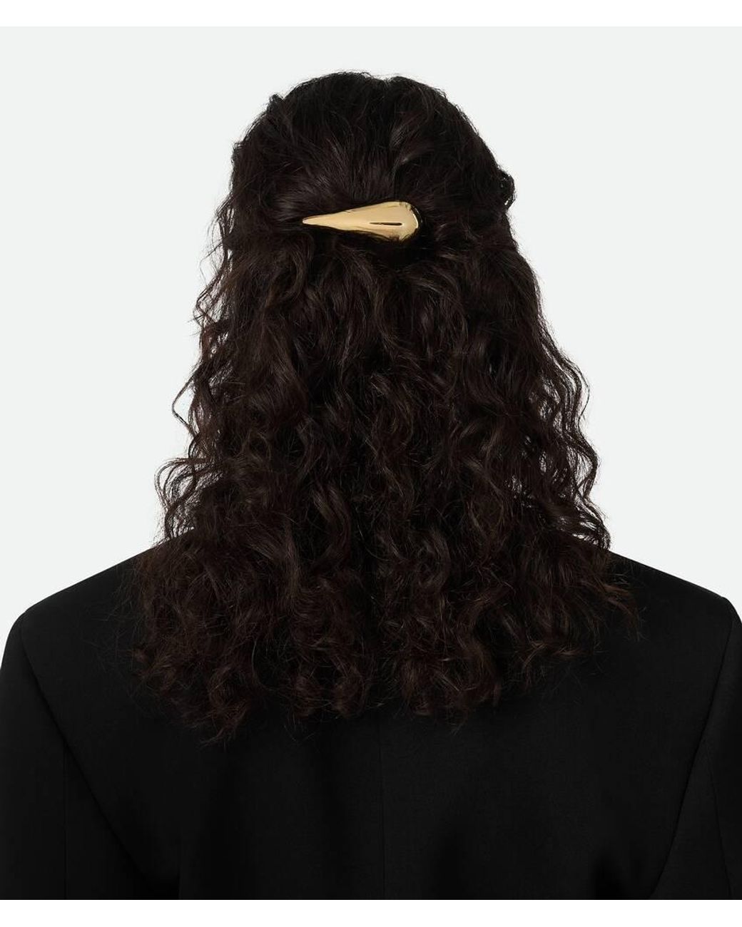 Bottega Veneta White Drop Hair Clip