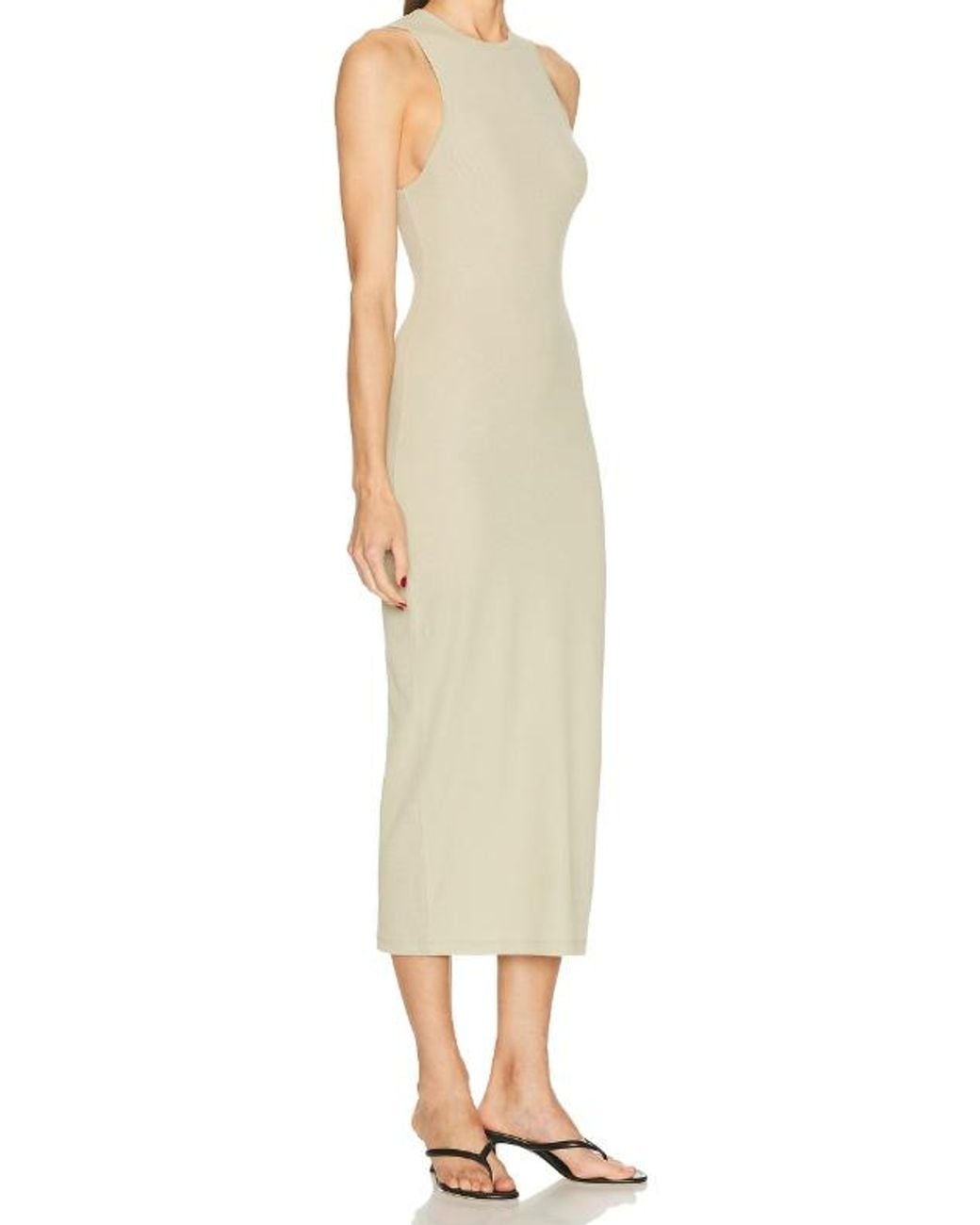Wardrobe NYC Natural Sleeveless Dress