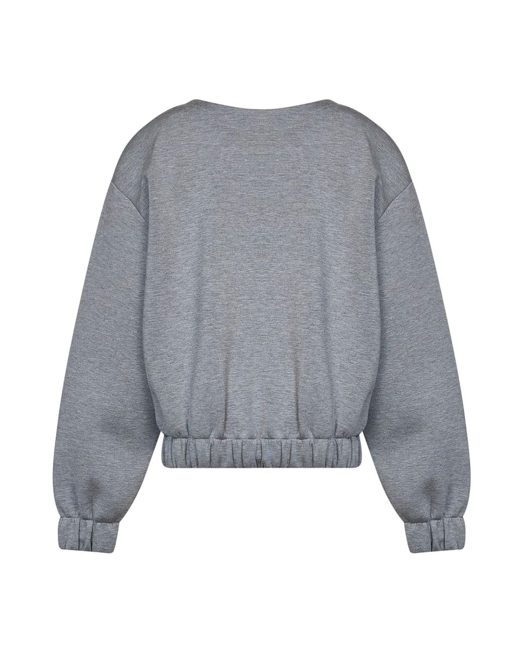 GIUSEPPE DI MORABITO Gray 3D Rose Detail Sweatshirt