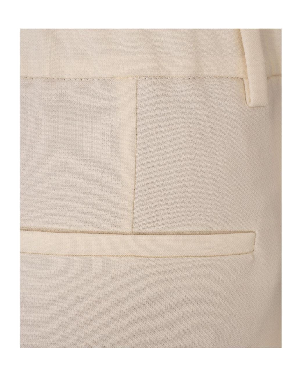 Incotex White Belt Loops Casual Pants