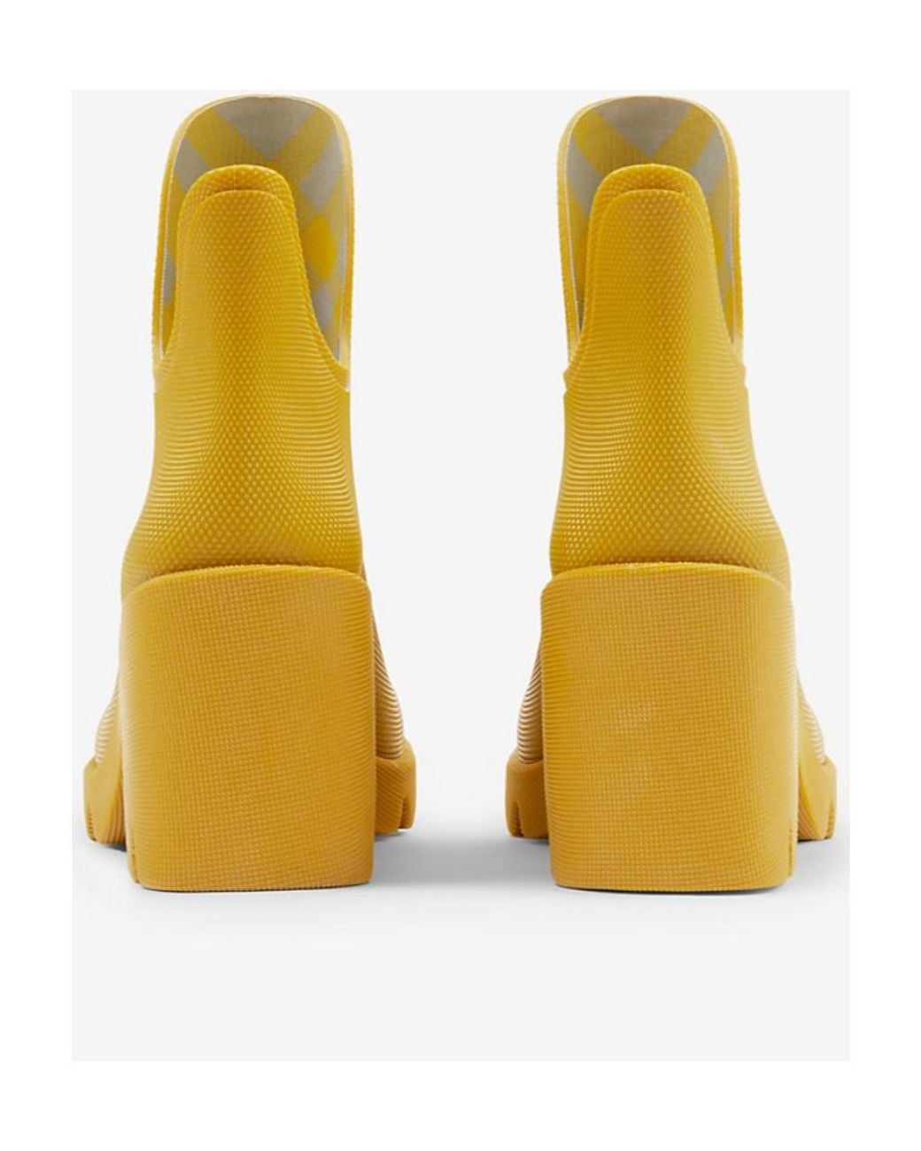 Burberry Yellow Marsh Slip-On Ankle Boots
