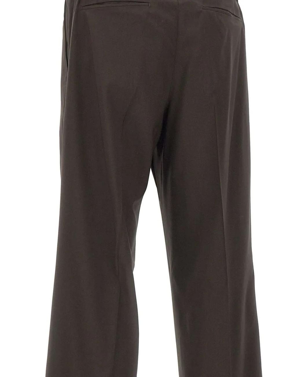 Pt Pantaloni Gray Pt Torino Quindici Wide-Leg Pants for men