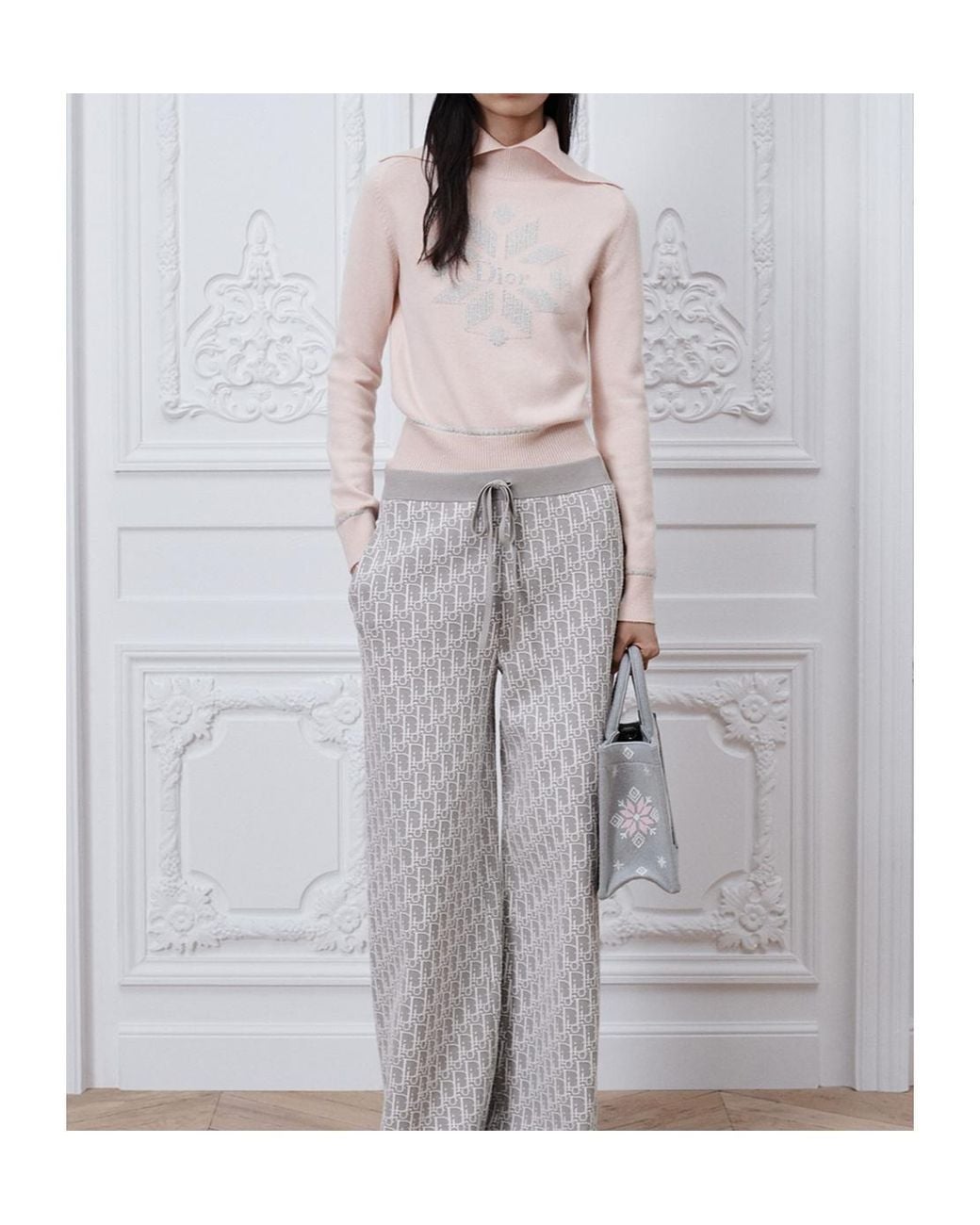 Dior Pink Alps Fitted Sweater