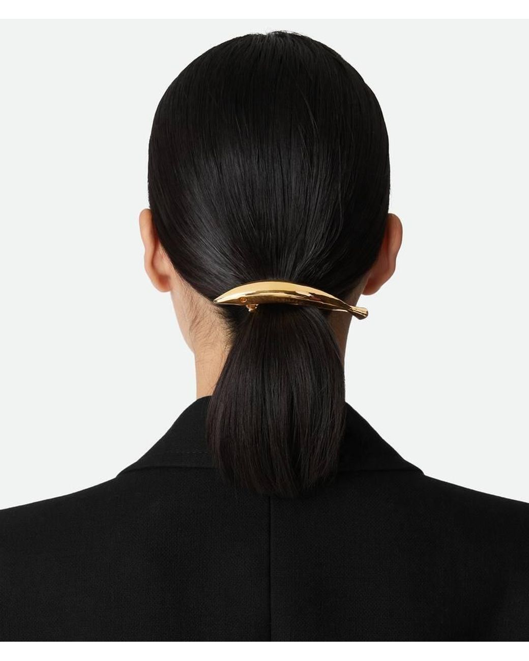 Bottega Veneta Natural Sardine Hair Clip