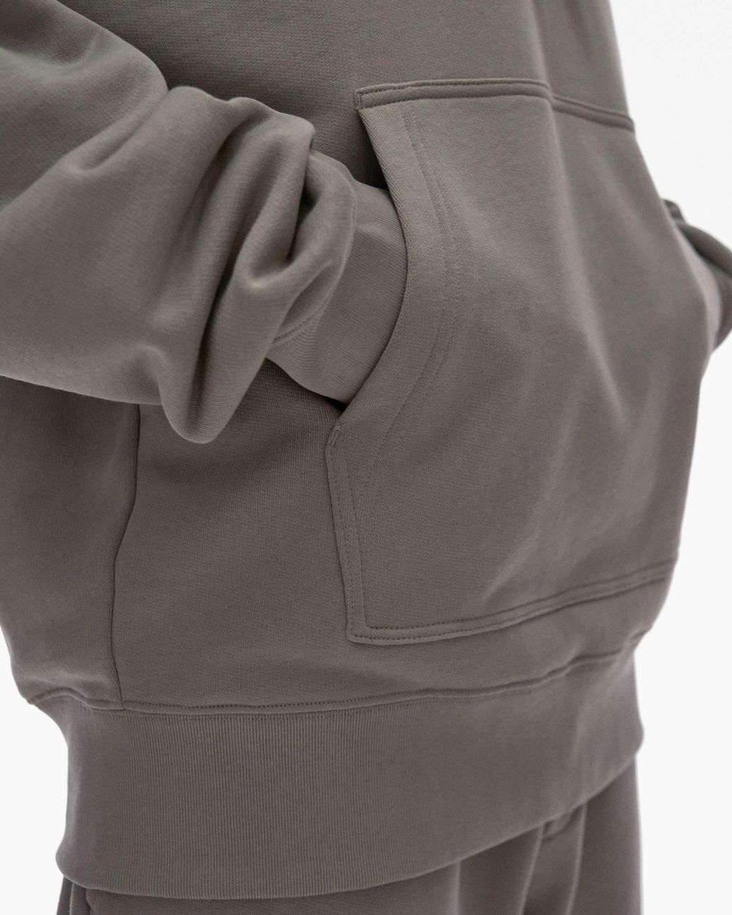 Helmut Lang Gray Drawstring Graphic-Print Hoodie for men