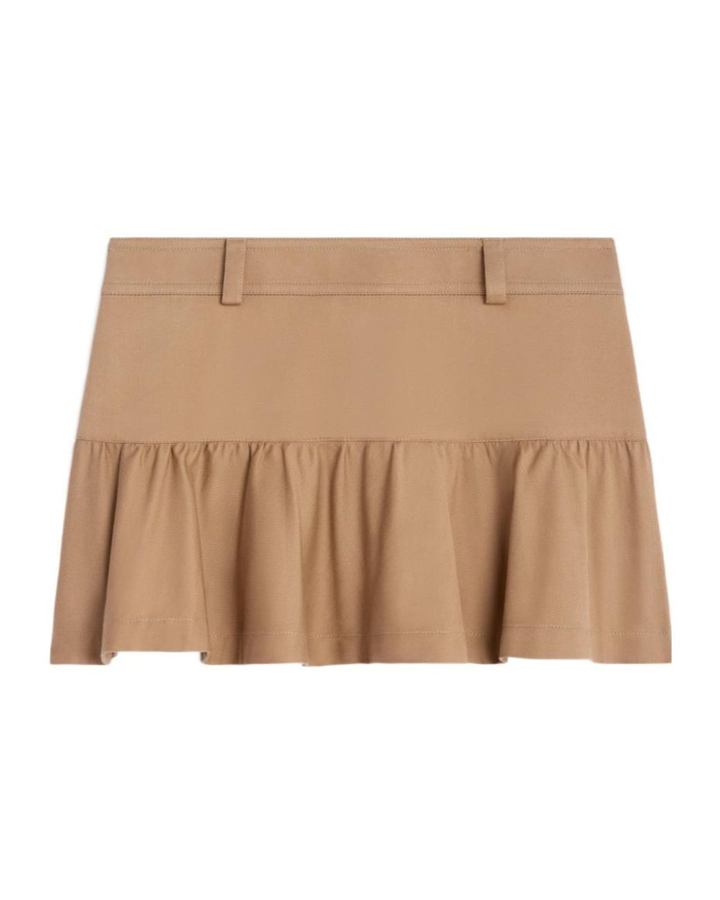 Céline Natural Mini Skirt