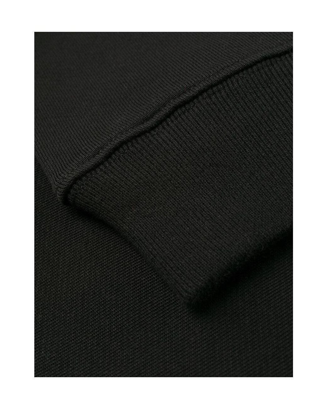 Off-White c/o Virgil Abloh Black Coral-Embroidered Oversized Jumper