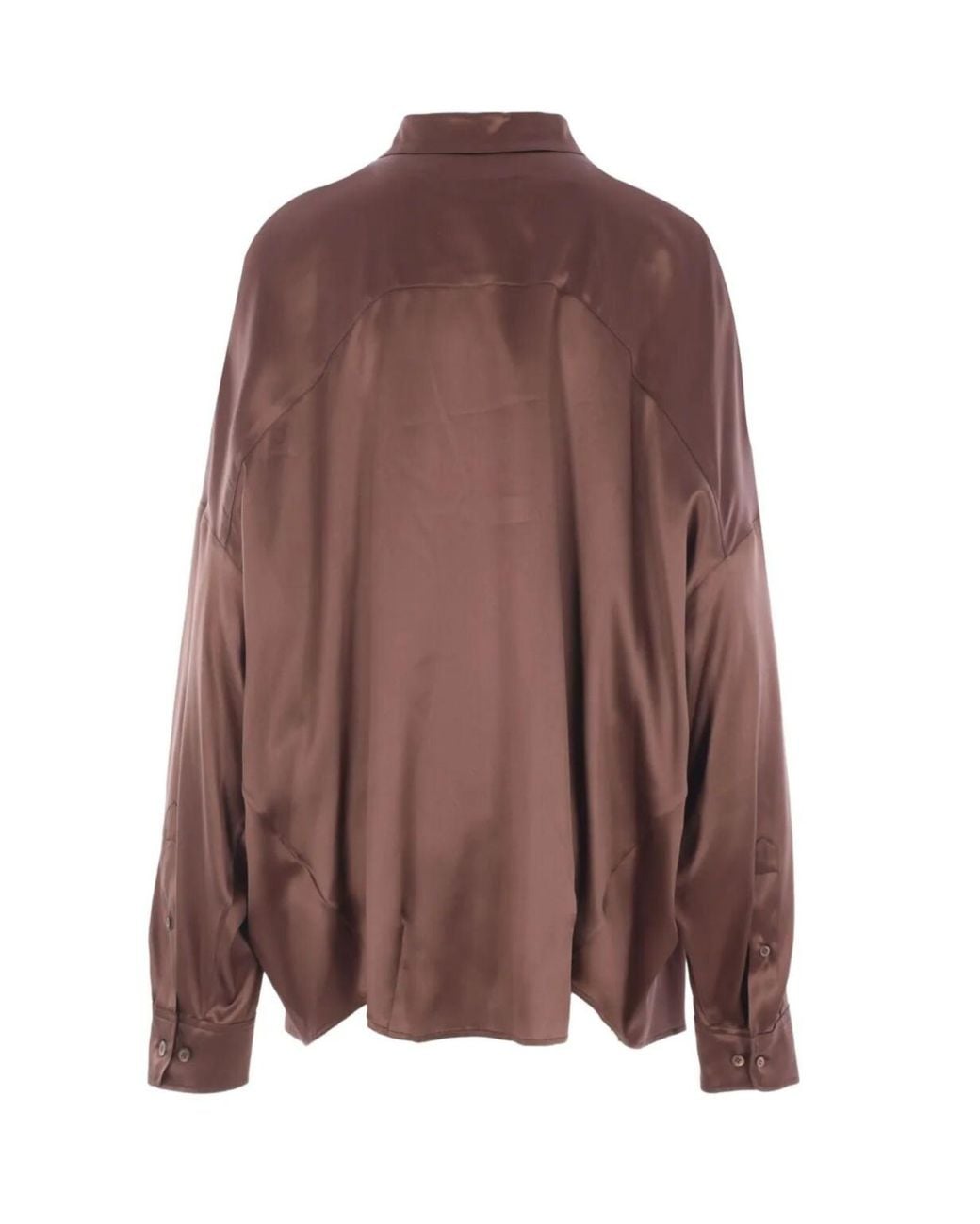 Dries Van Noten Brown Long Sleeve Shirt