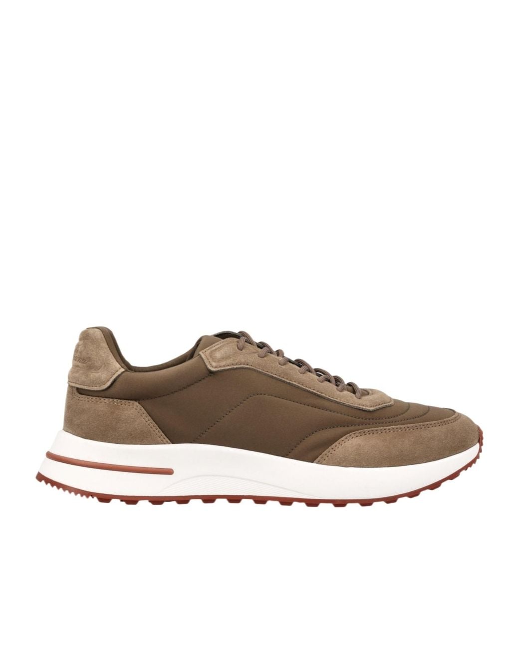 Loro Piana Brown Weekend Walk Lace-Up Sneakers for men