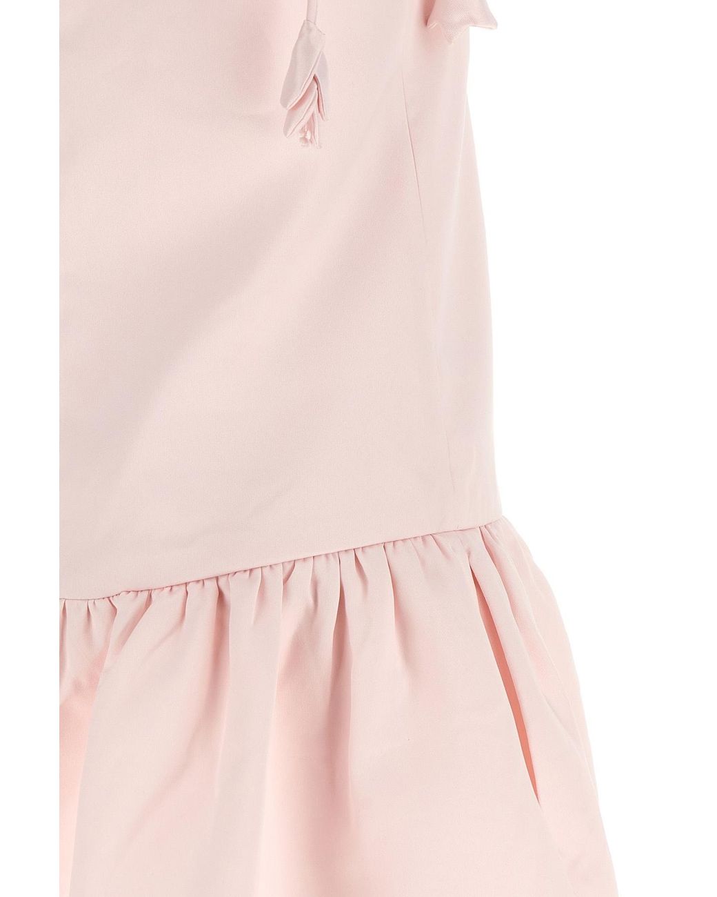 Self-Portrait Pink Taffeta Mini Dress