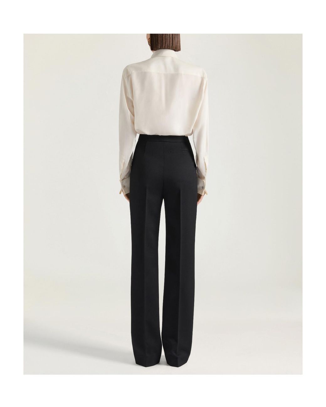 Givenchy Black Tuxedo Cigarette Pants