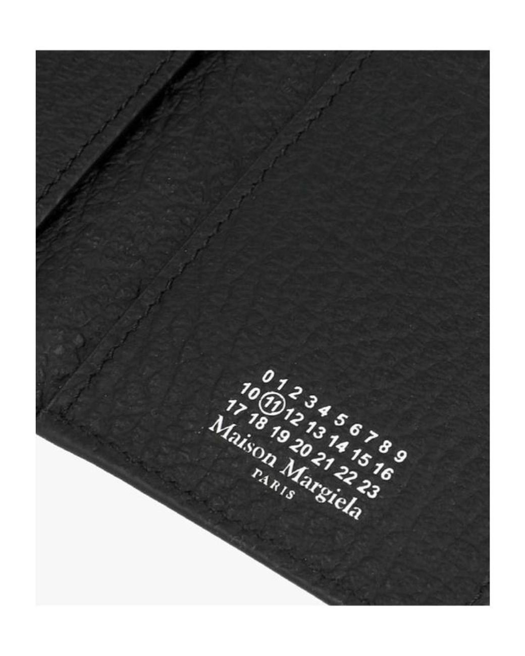 Maison Margiela Black Bifold Wallet for men