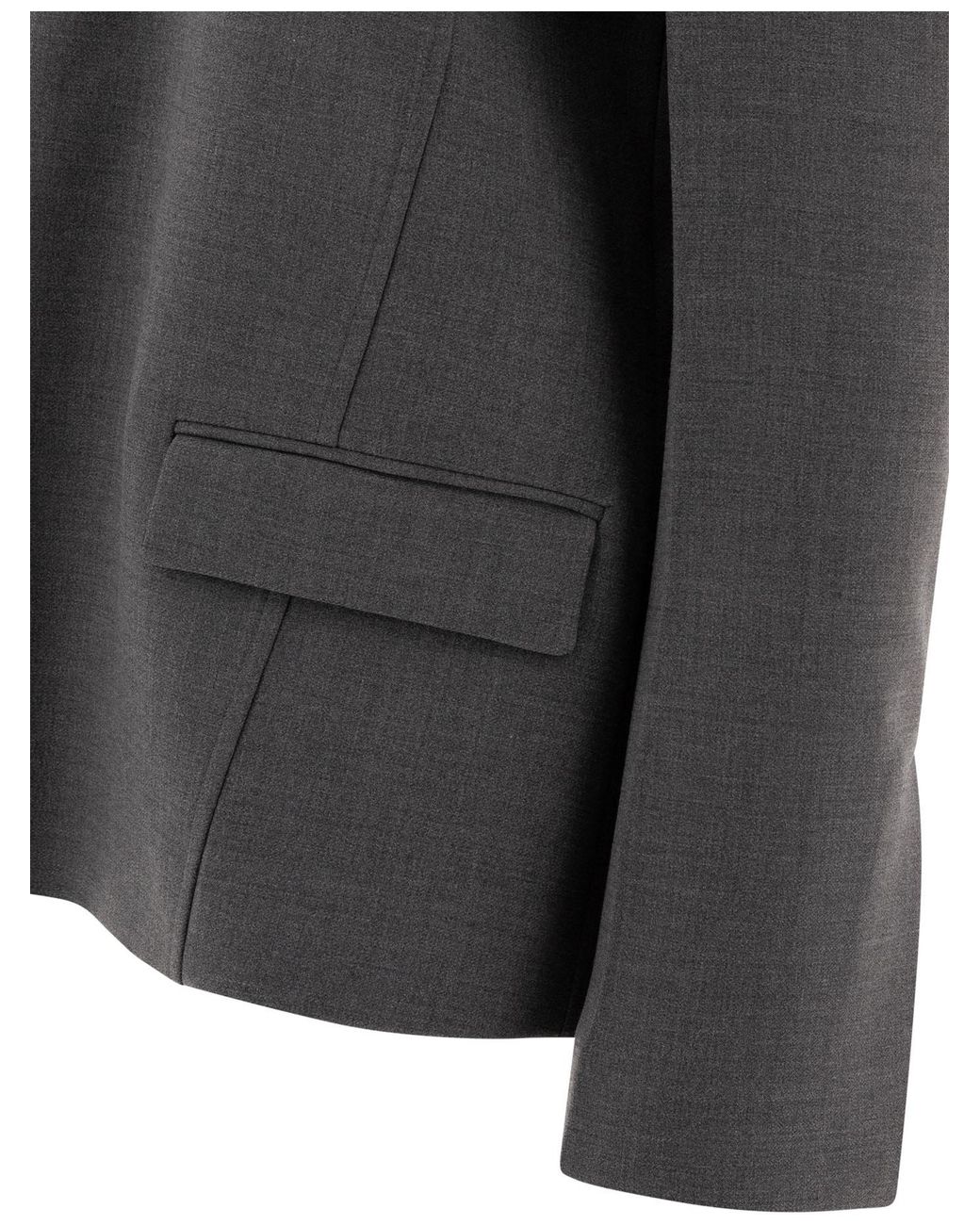 Totême Black Totême Long-Sleeved Zipped Blouse