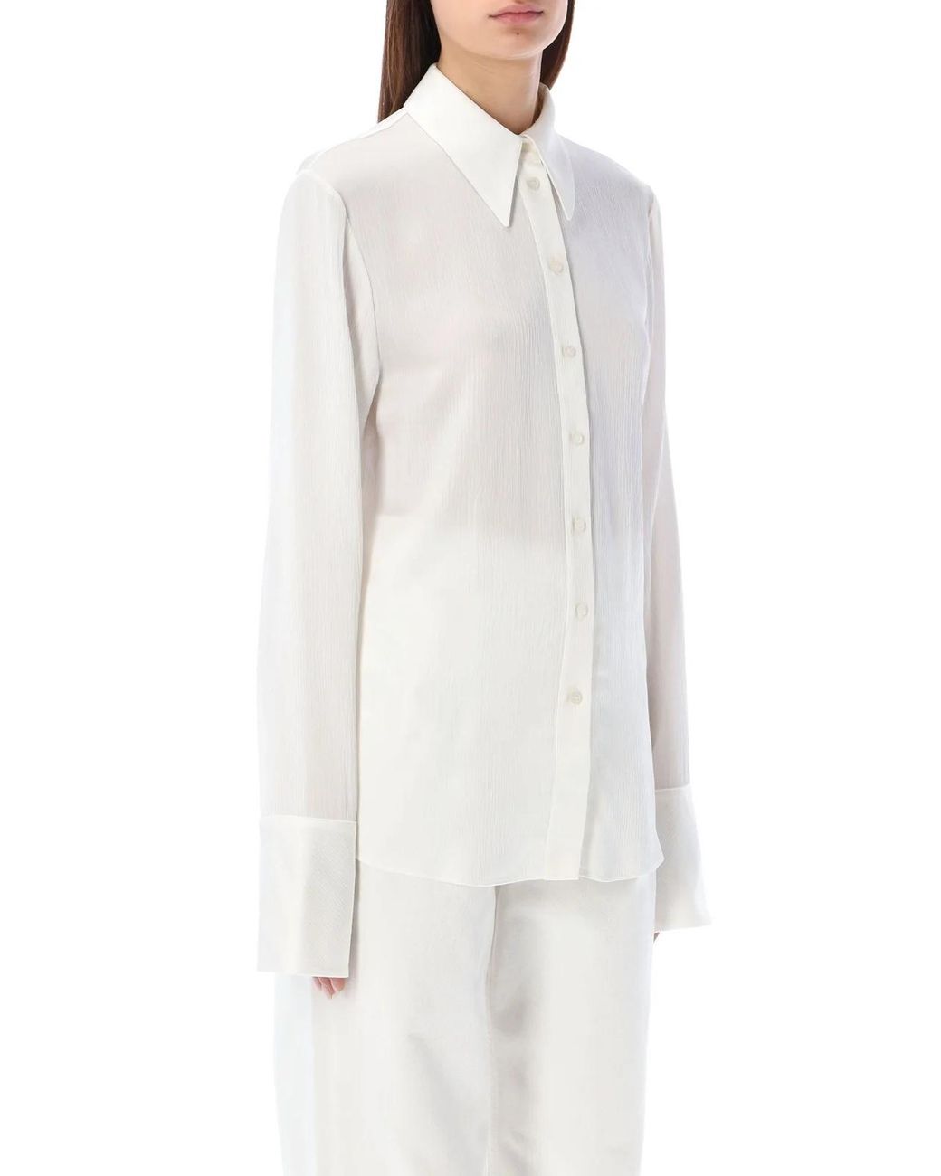 Golden Goose Deluxe Brand White Buttoned Shirt