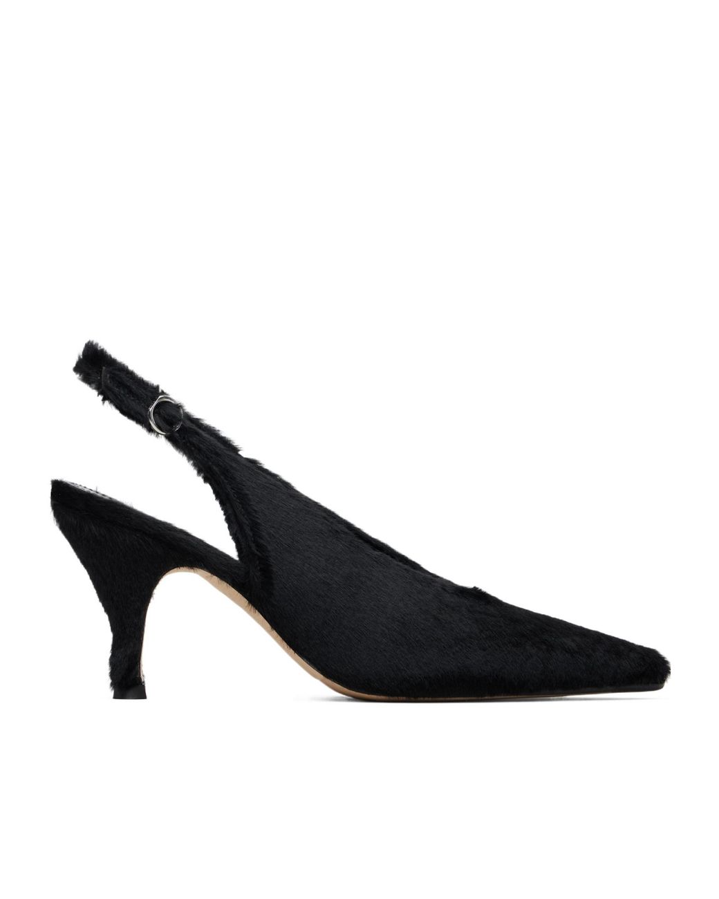 Aeyde Black Carla Slingback Pumps