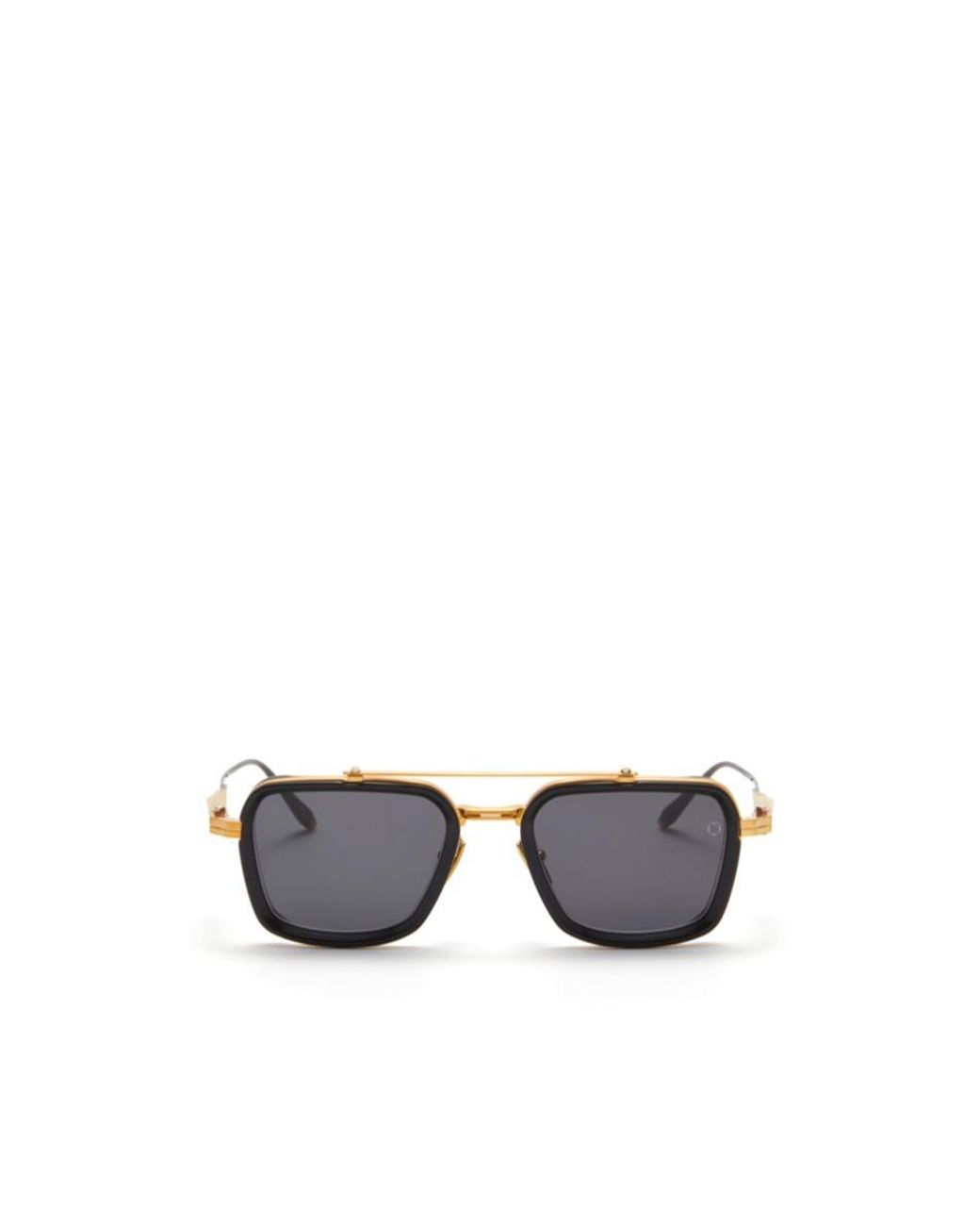 Akoni White Solis Square-Frame Sunglasses for men