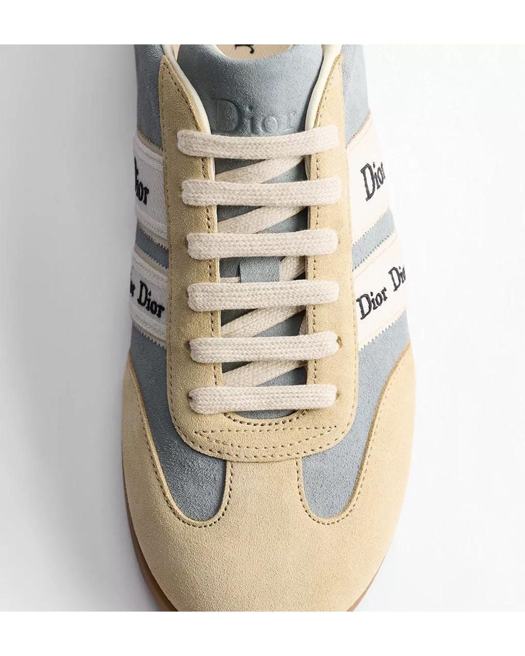 Dior White Ribbon Sneaker