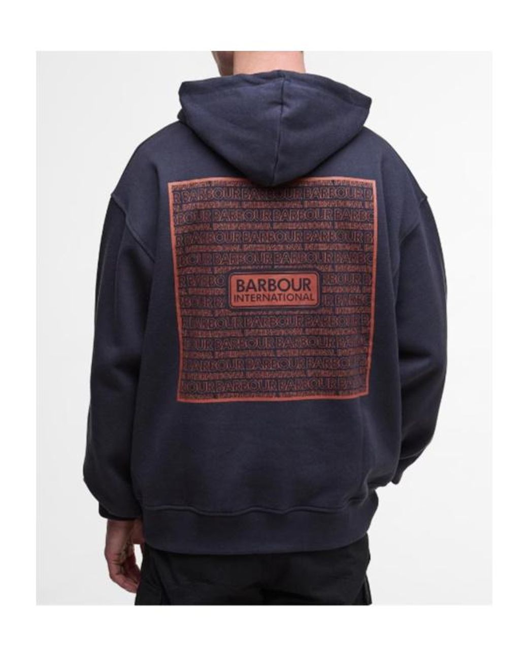 Barbour Blue Lever Graphic Hoodie for men