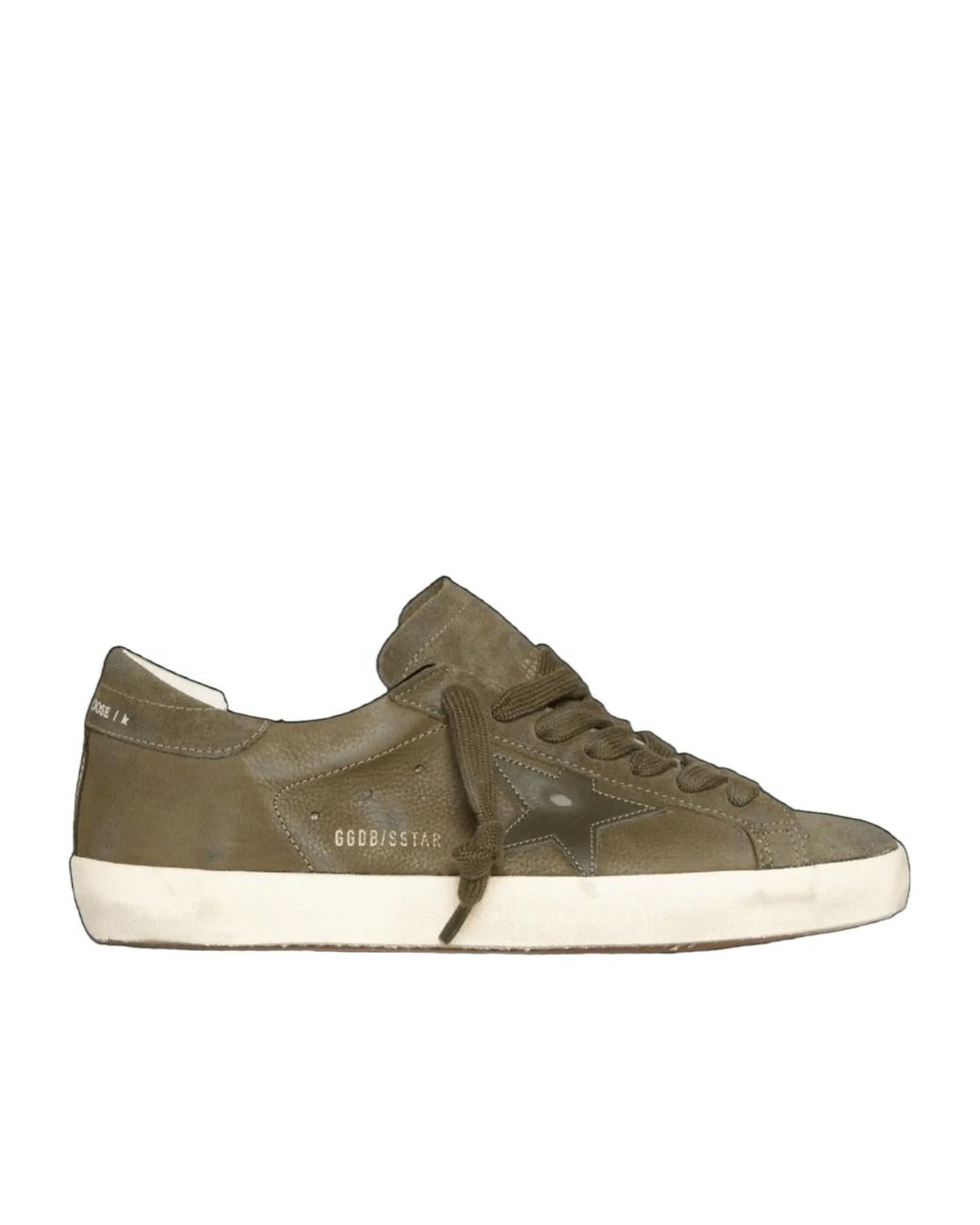 Golden Goose Deluxe Brand Green Super-Star Sneakers for men