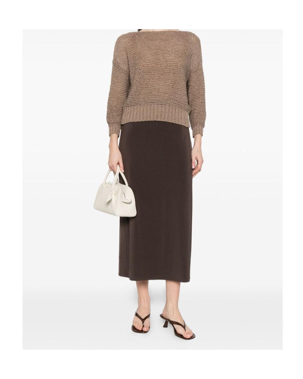 Baserange Natural Long-Sleeved Knitwear