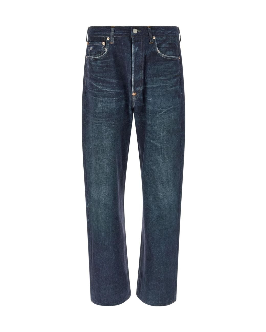 Junya Watanabe Blue X Levis Belt-Loops Jeans for men