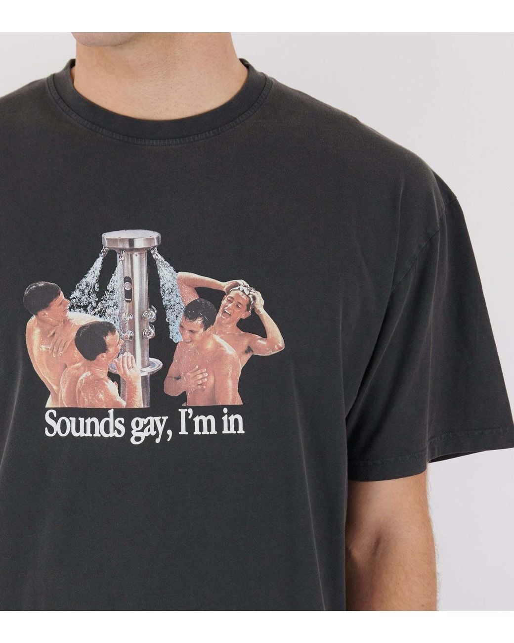 Carne Bollente Black Printed T-Shirt for men