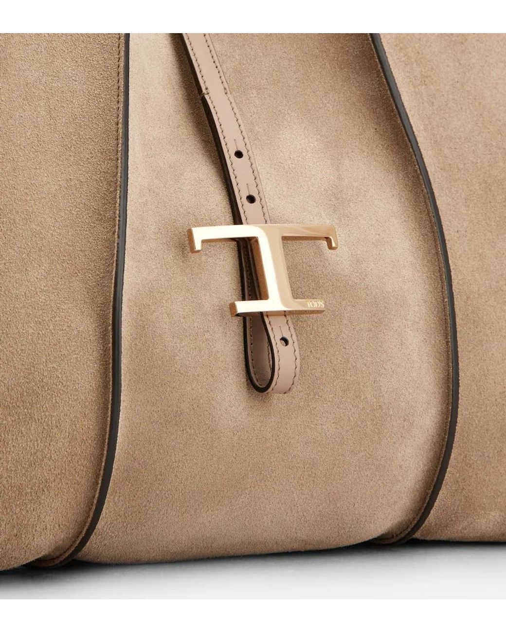 Tod's Natural T Timeless Shopping Bag