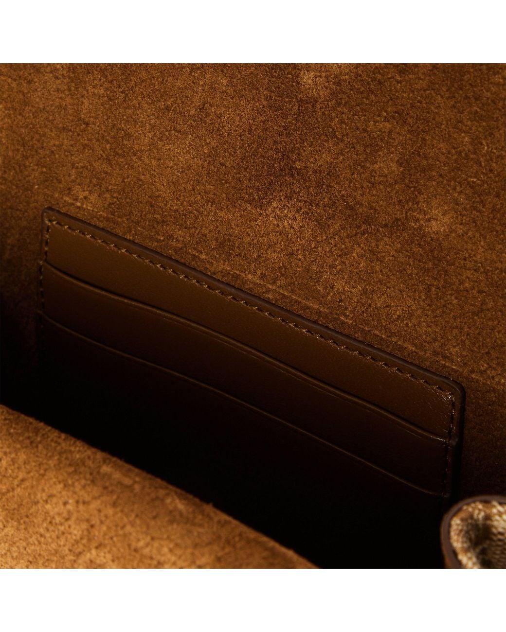 Gucci Natural Monogram Mixedmaterial Crossbody Bag